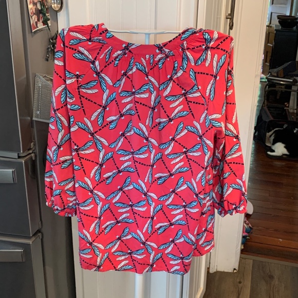 Crown&ivy dragonfly 3/4 sleeve blouse. Never worn - Picture 4 of 4